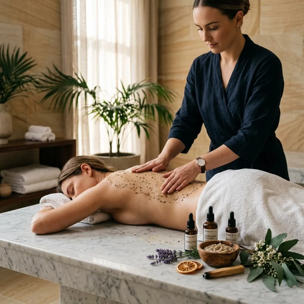 Full Body Scrub at The Zen Spa & Lounge, Guntur
