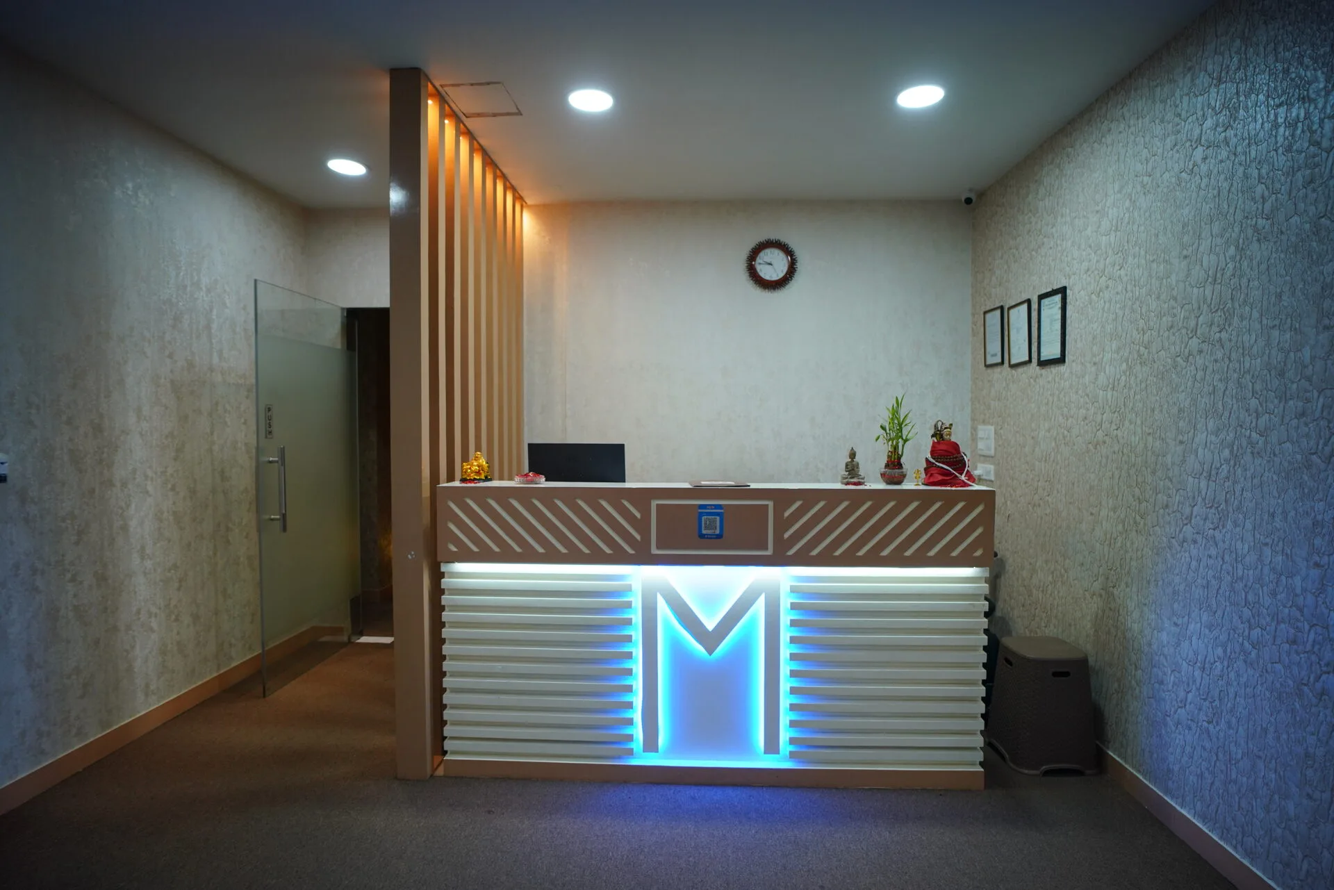 Luxury spa interior at The Zen Spa & Lounge, Guntur