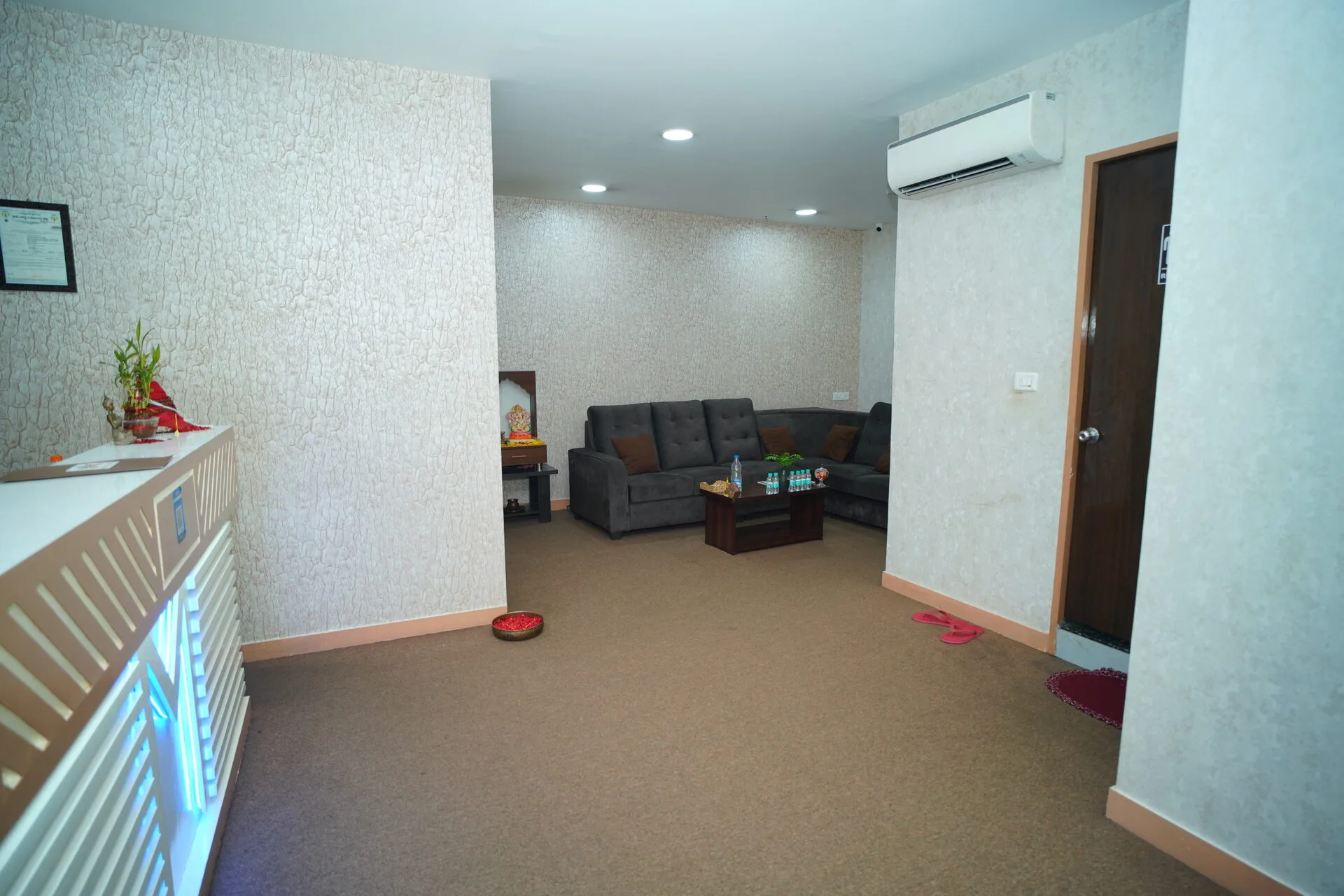 Massage treatment room at The Zen Spa & Lounge, Guntur