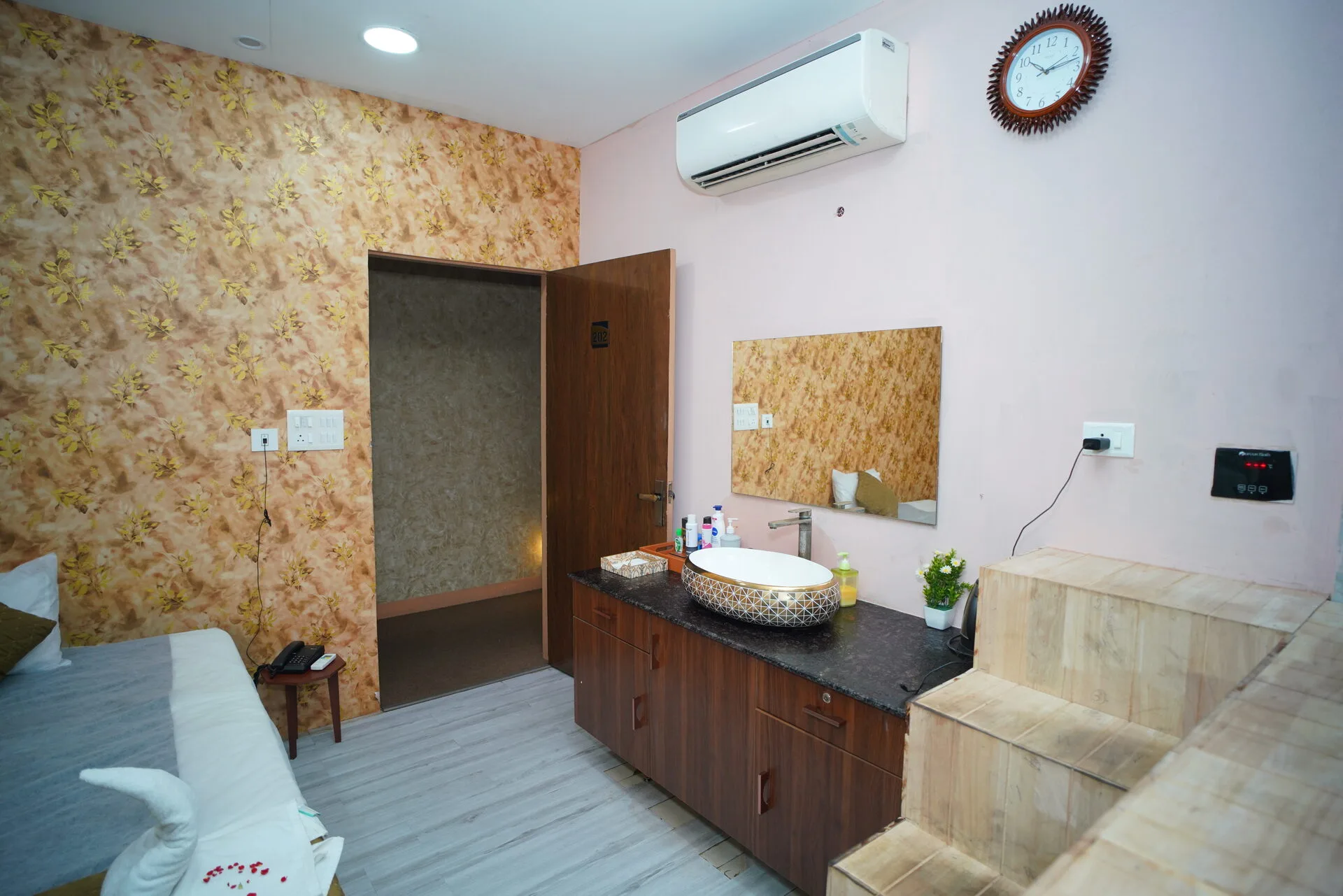 Massage room at The Zen Spa & Lounge, Guntur